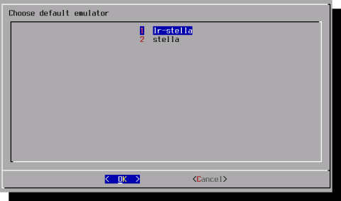 RetroPie Runcommand Menu - Choose Default Emulator - Default